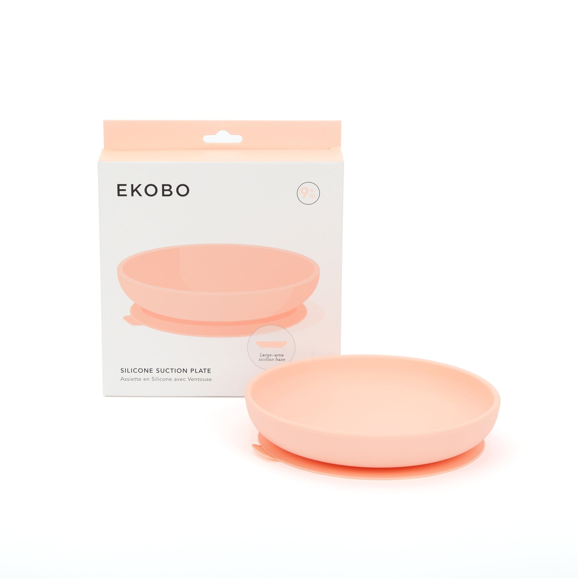 Silicone Suction Plate - Blush EKOBO USA