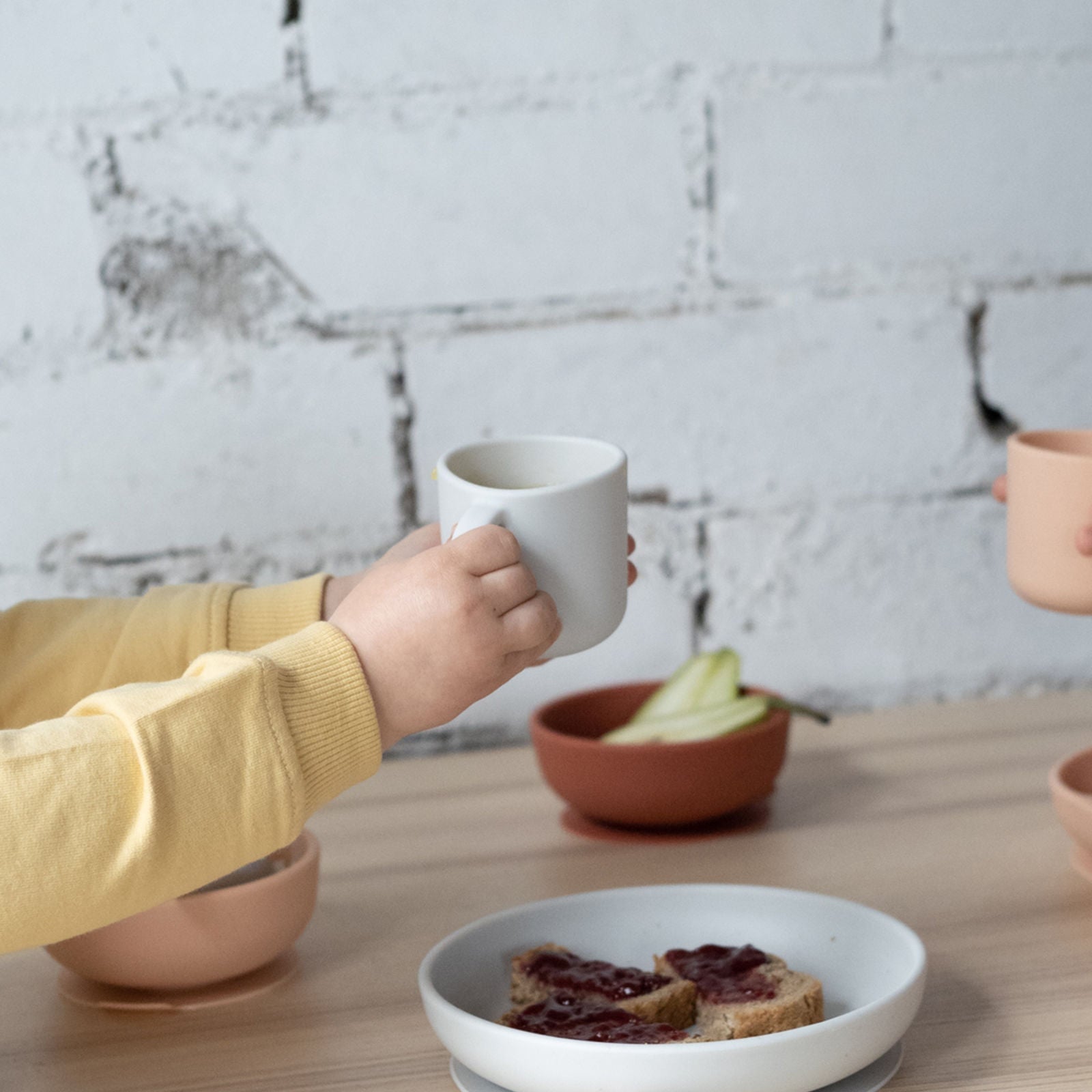 Silicone Sippy Cup with handles - Cloud kids EKOBO USA