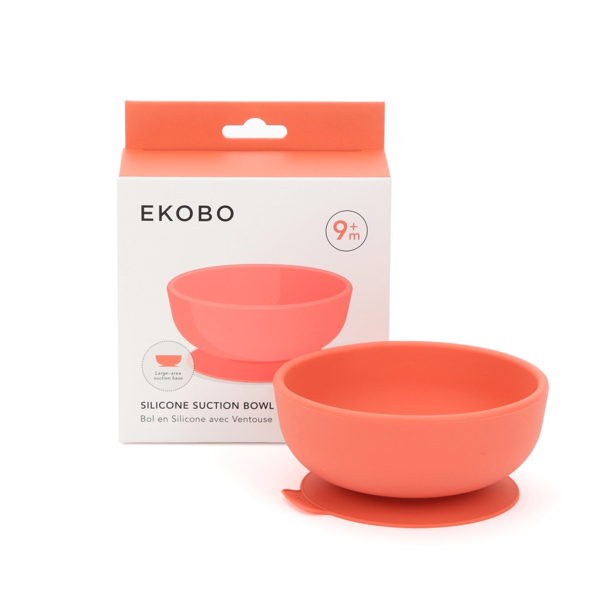 Silicone Suction Bowl - Coral EKOBO USA