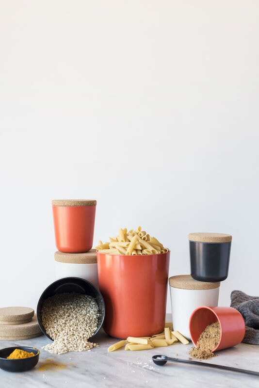 Large Storage Canister - Persimmon Eco-Materials EKOBO