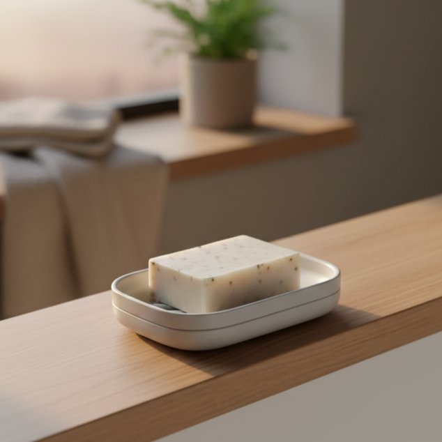 Self-Draining Soap Dish - Cloud EKOBO