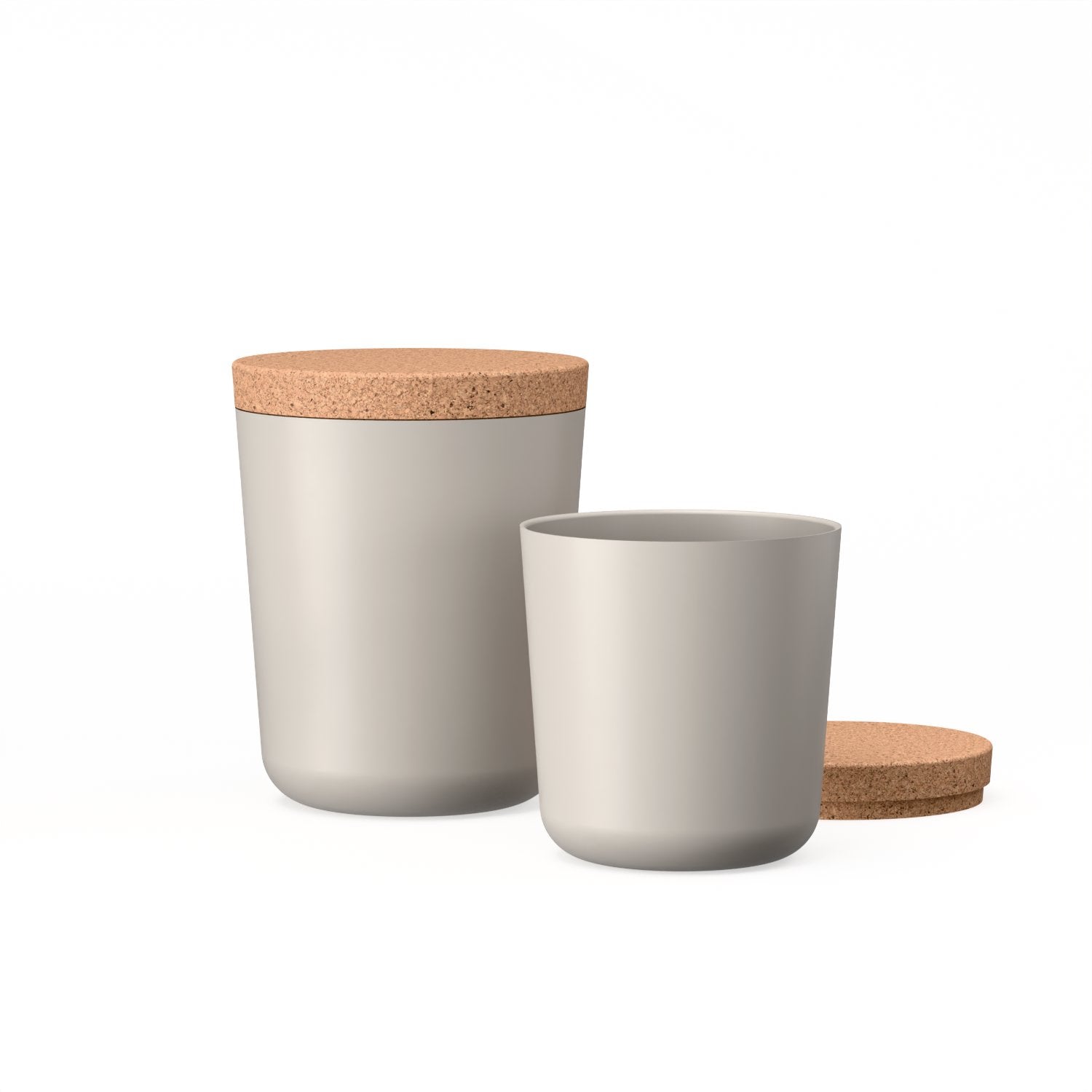 Duo Storage Jar XL & XXL - Stone EKOBO