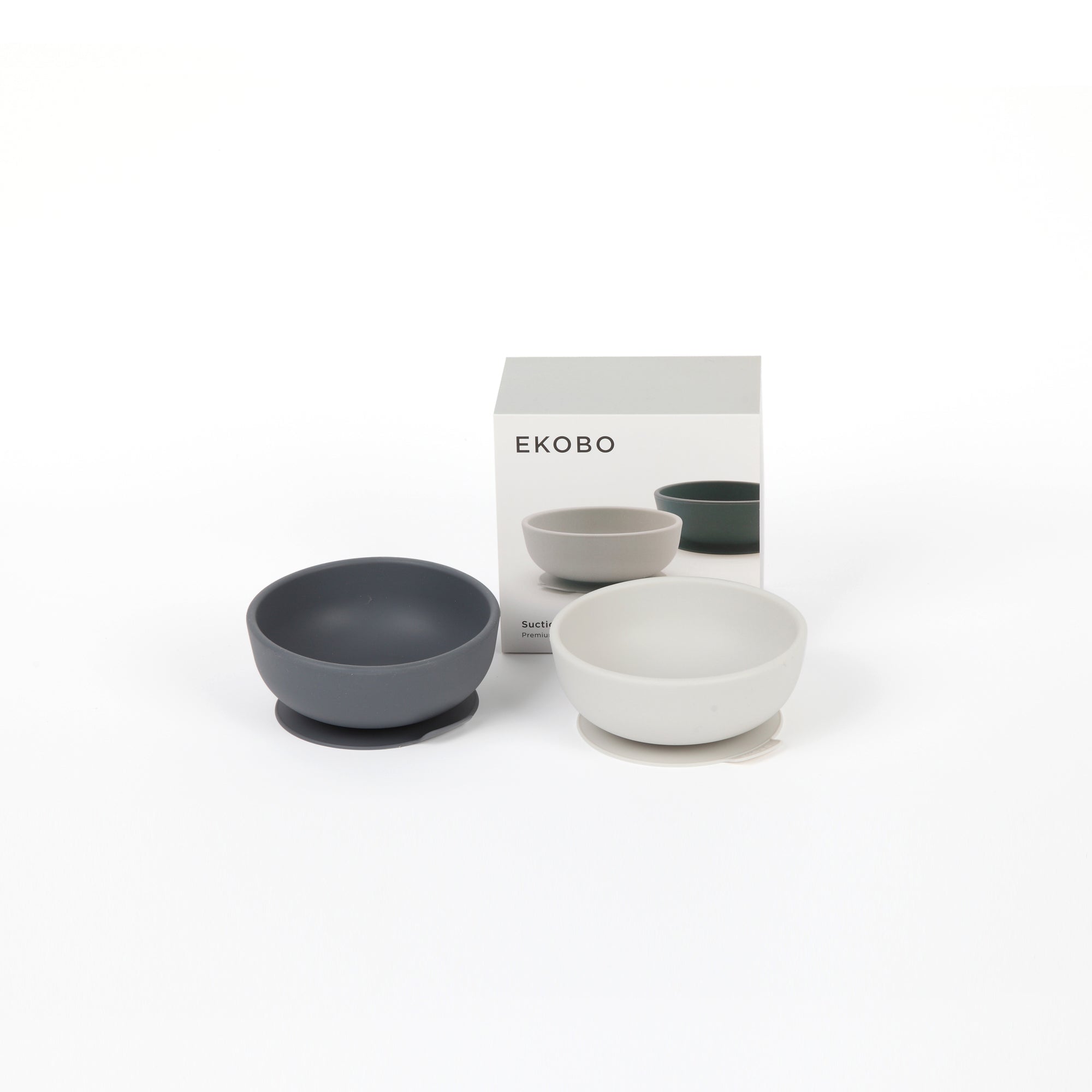 Suction Bowl Set - Cloud / Storm EKOBO USA