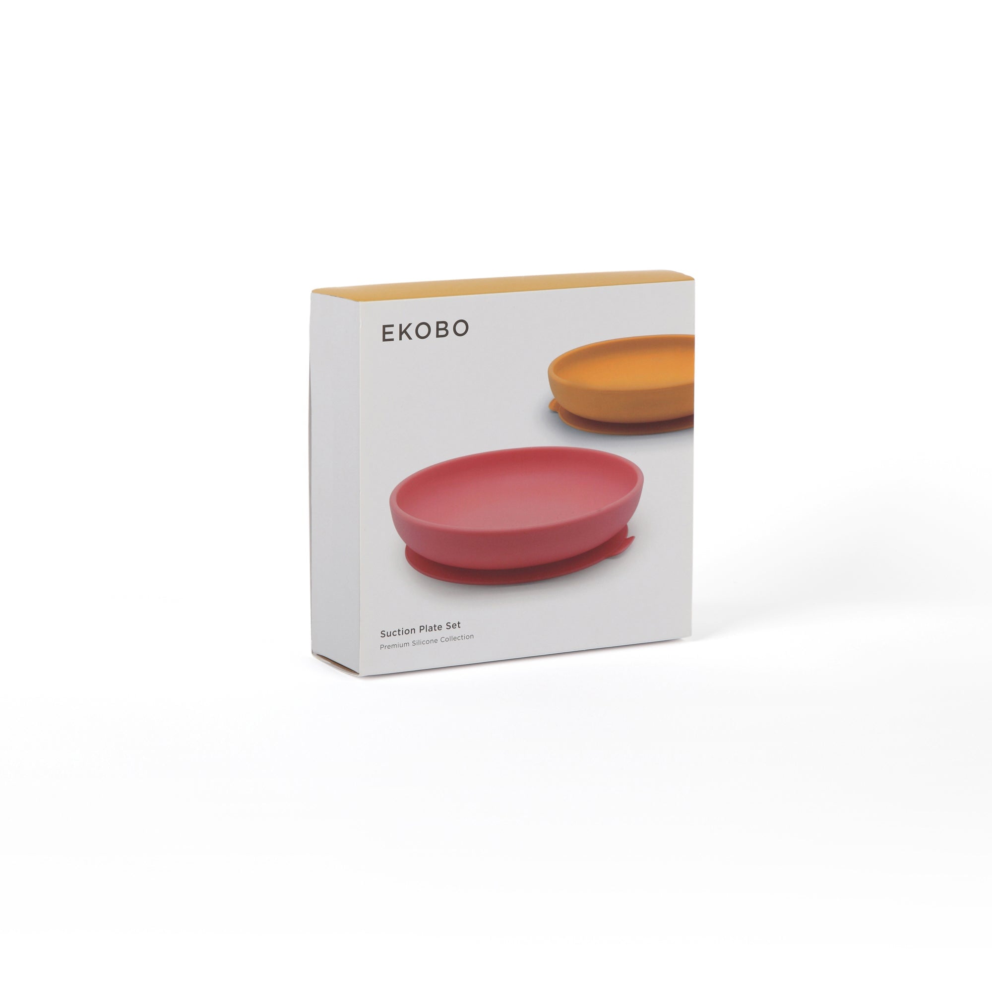 Suction Plate Set - Mimosa / Coral EKOBO USA