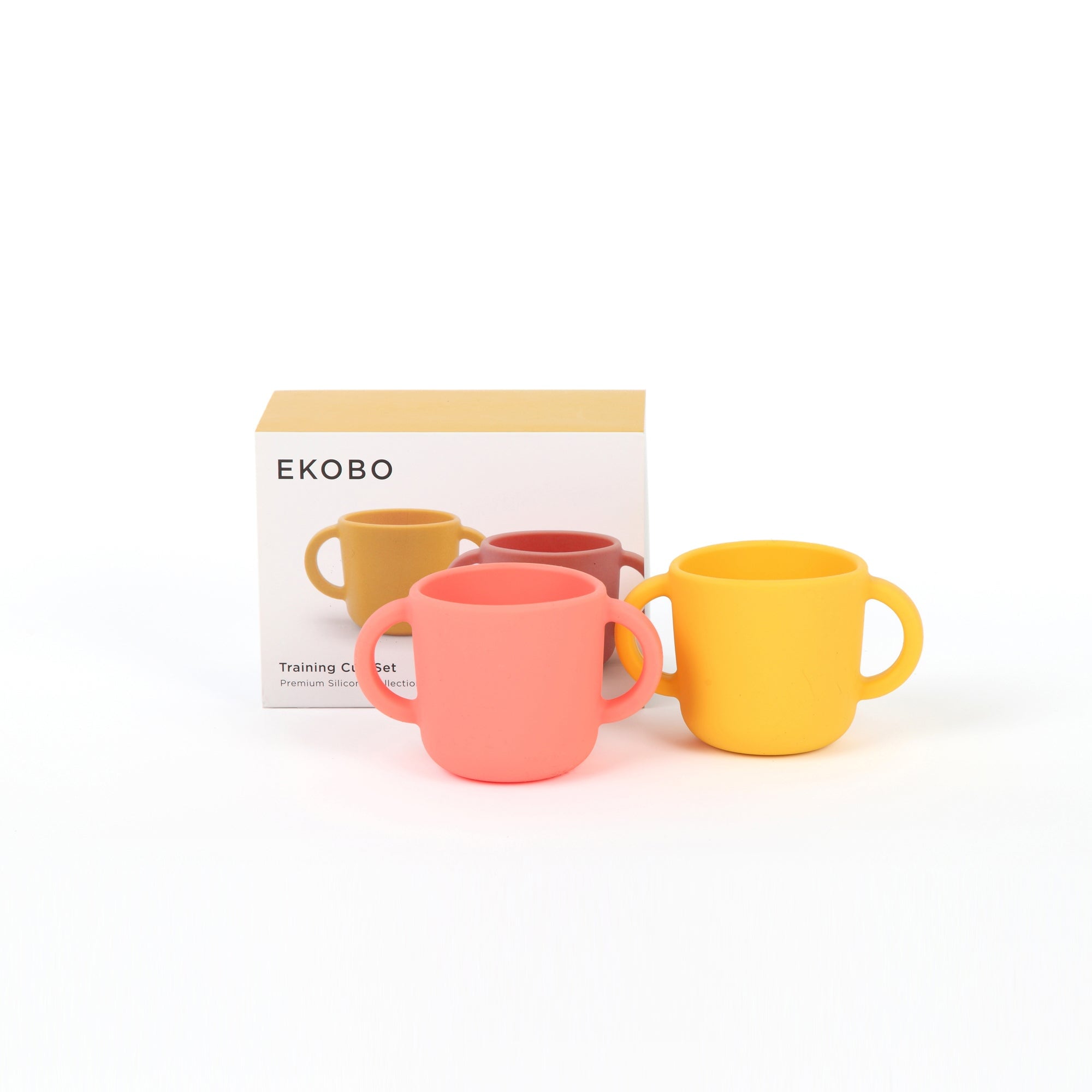Training Cup Set - Mimosa / Coral kids EKOBO USA