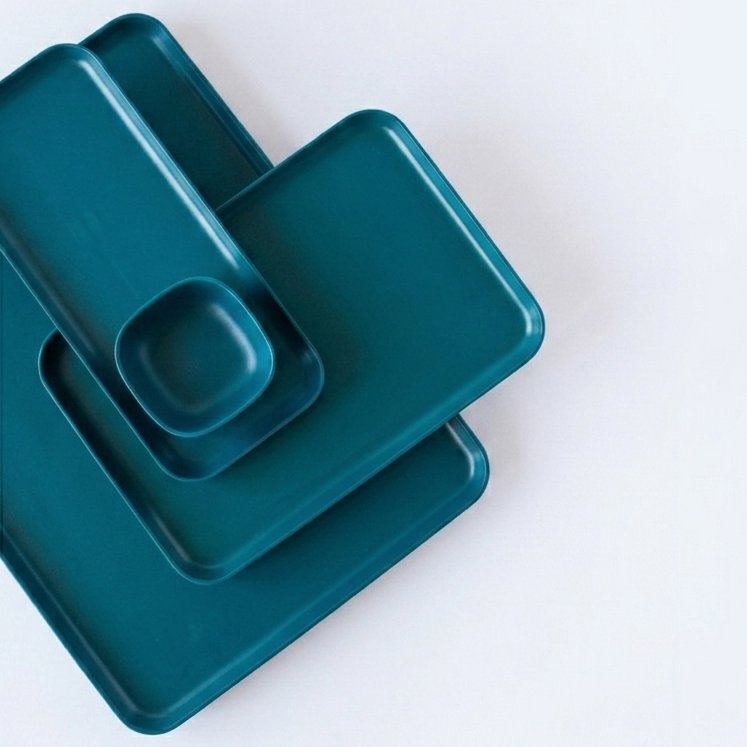 Large Serving Tray - Blue Abyss EKOBO