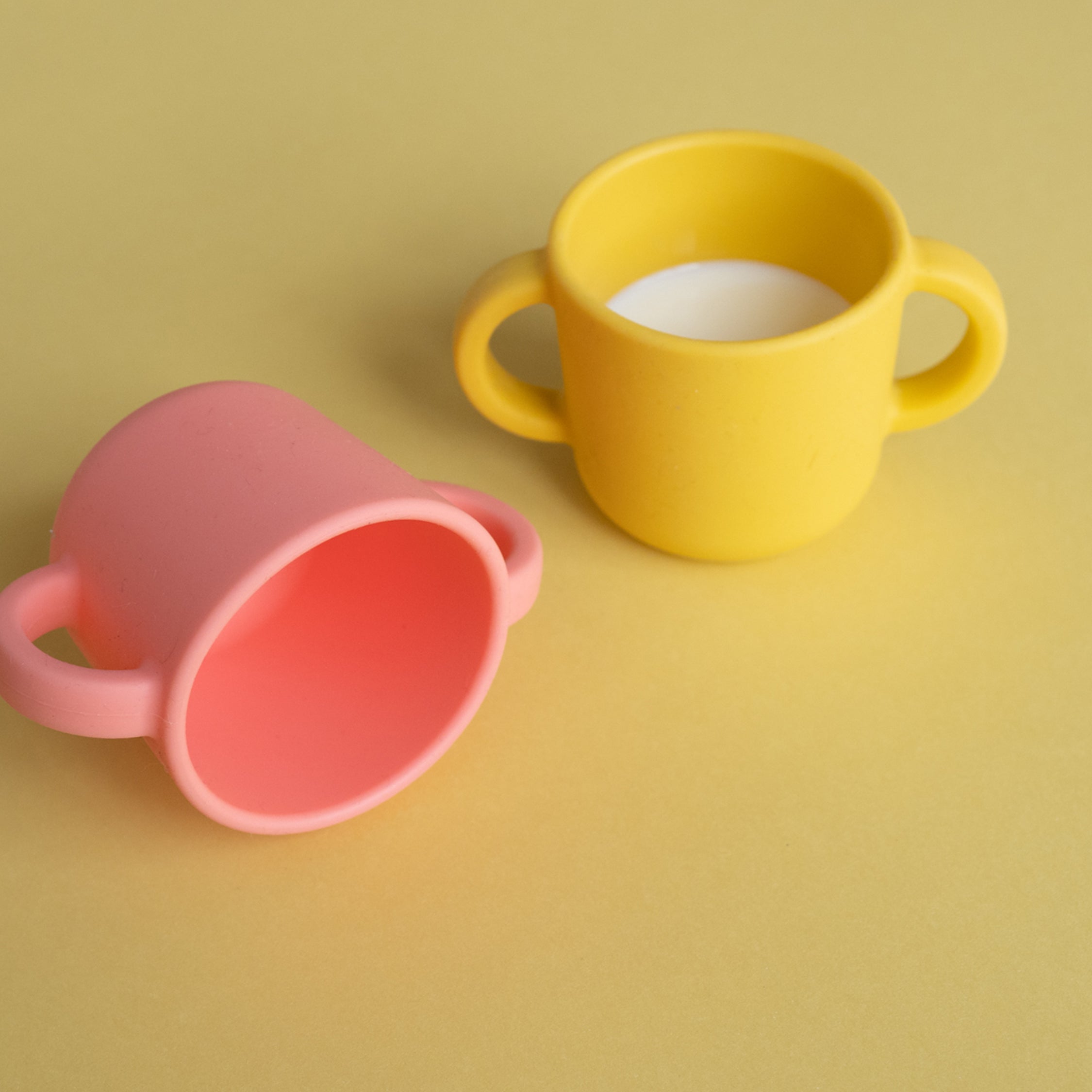 Training Cup Set - Mimosa / Coral kids EKOBO USA