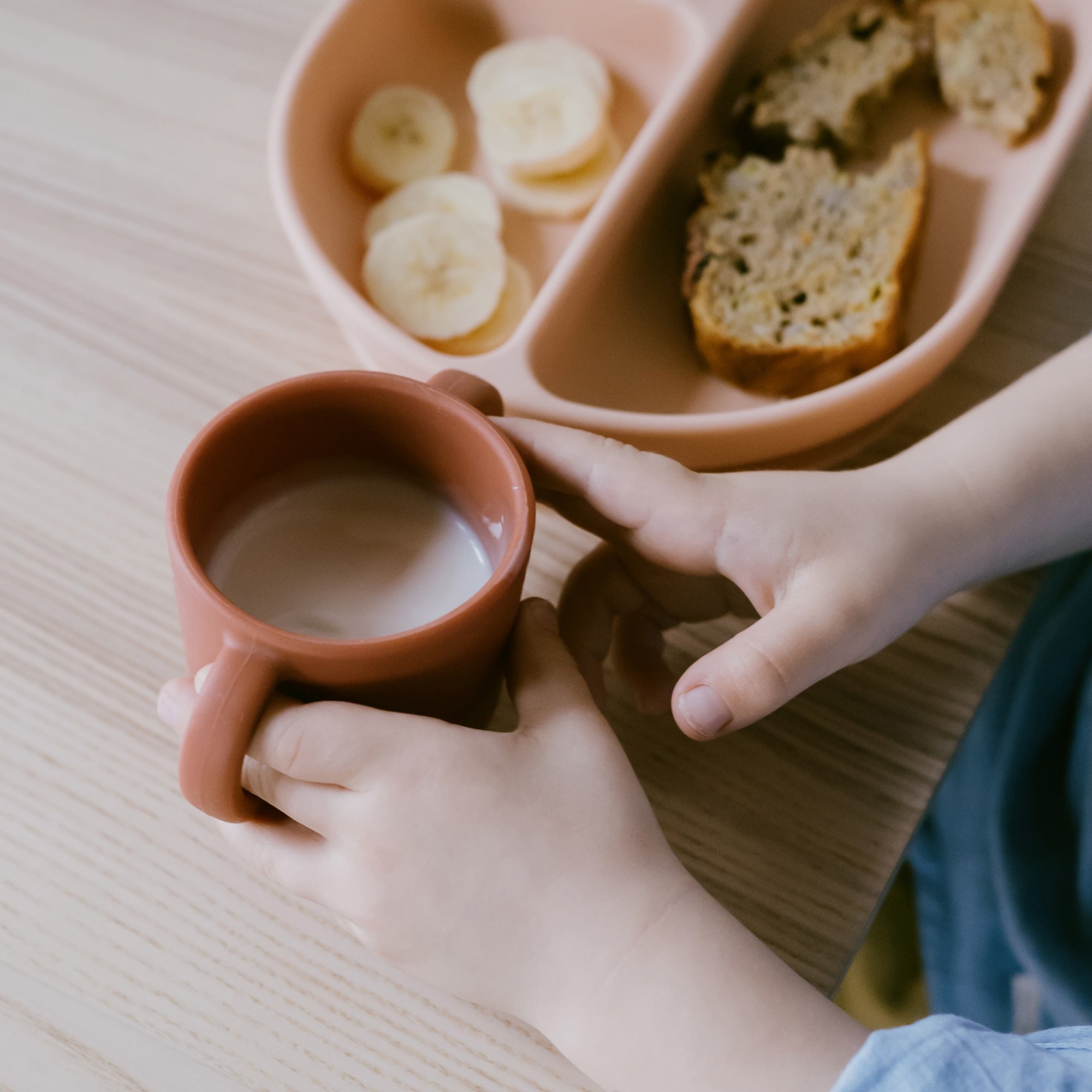 Training Cup Set - Blush / Terracotta kids EKOBO USA