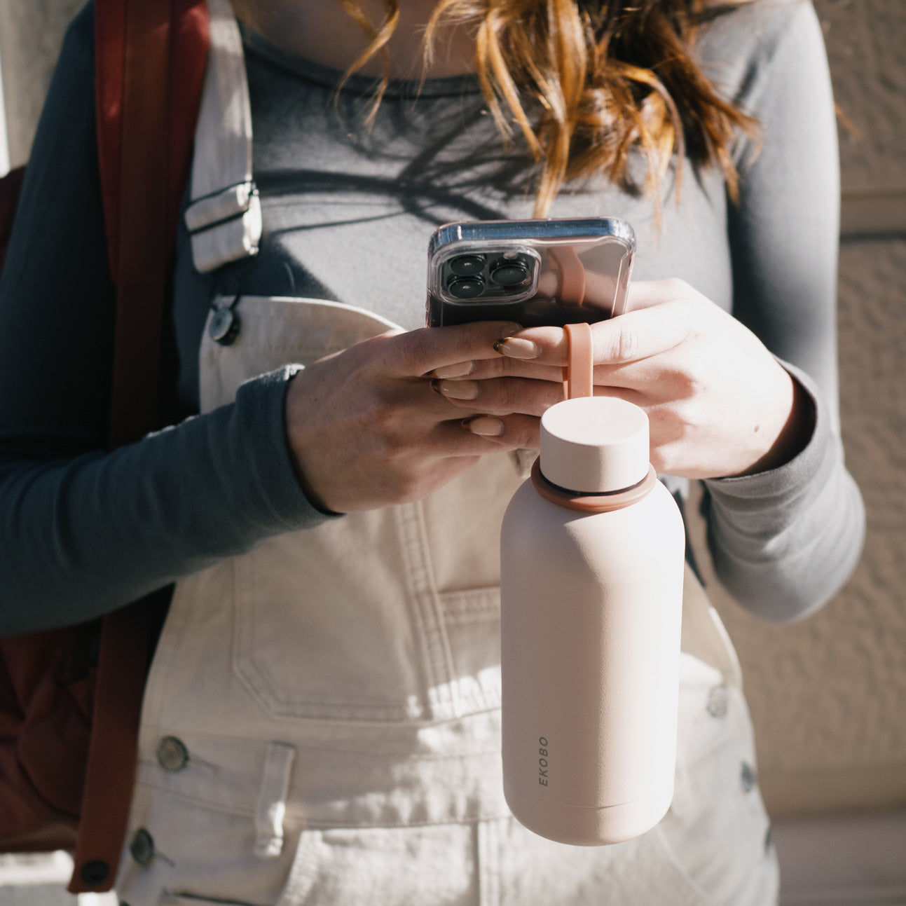 Insulated Reusable Bottle 350ml - Blush EKOBO