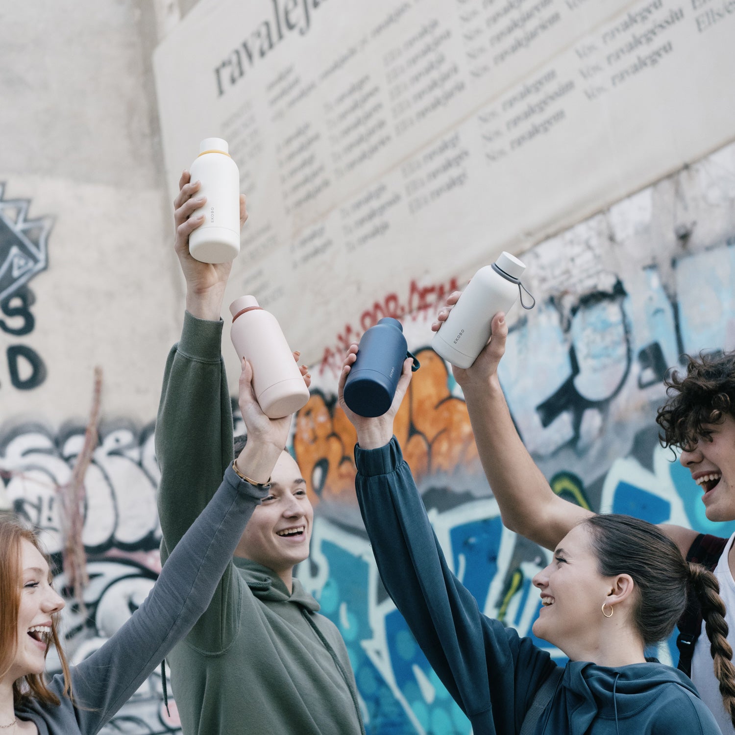 Insulated Reusable Bottle 350ml - Cloud EKOBO