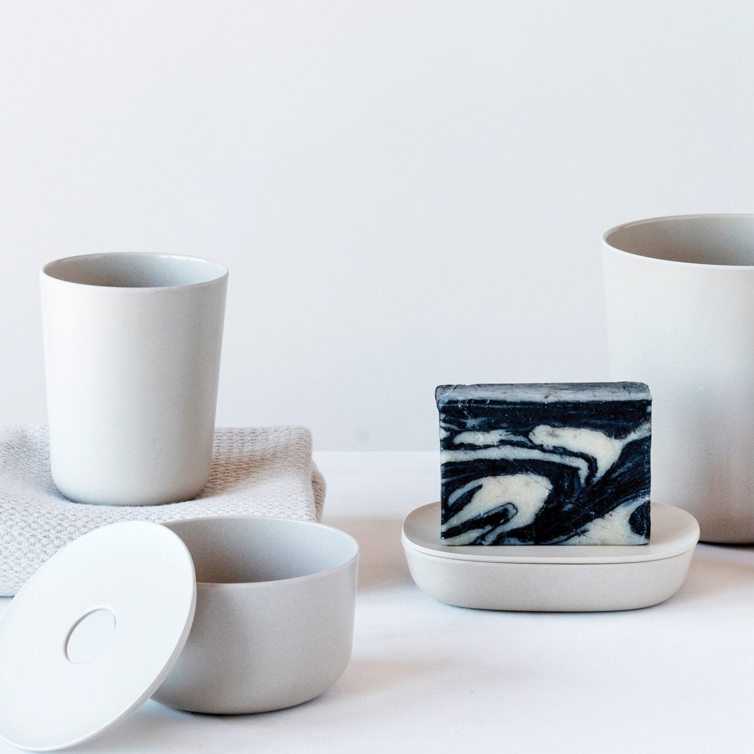 Bathroom Cup - Stone EKOBO