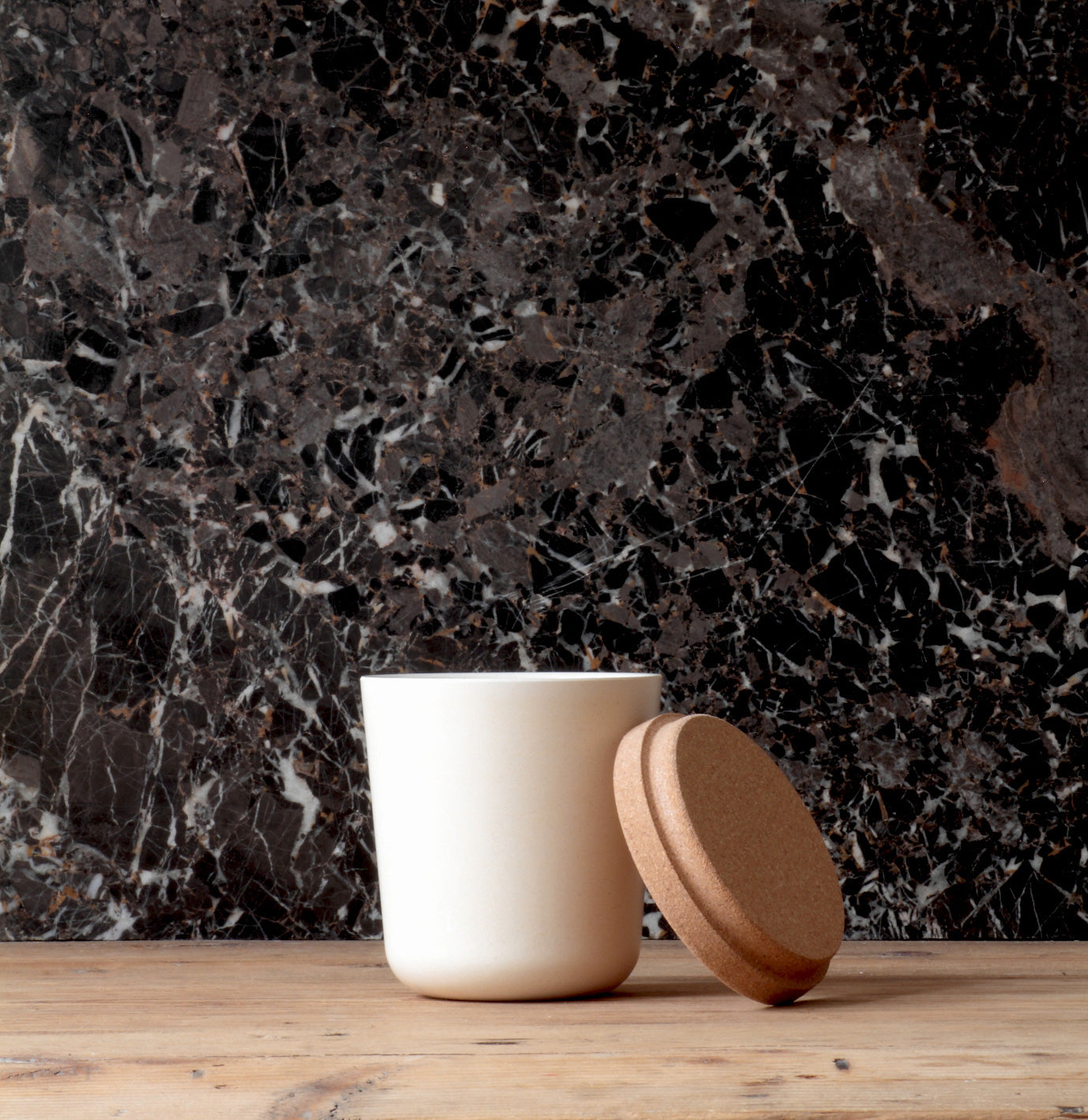 Large Storage Canister - White Eco-Materials EKOBO
