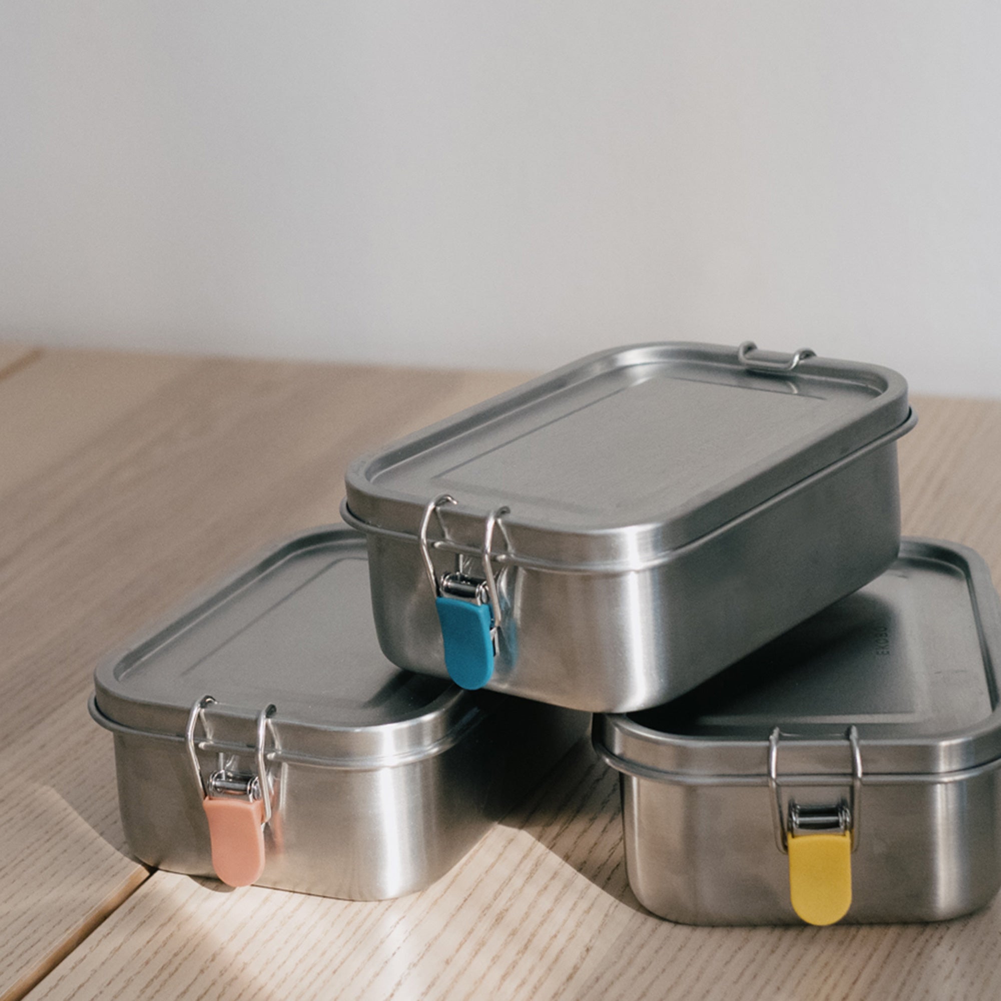 Stainless Steel Lunch Box with heat safe insert - Terracotta EKOBO