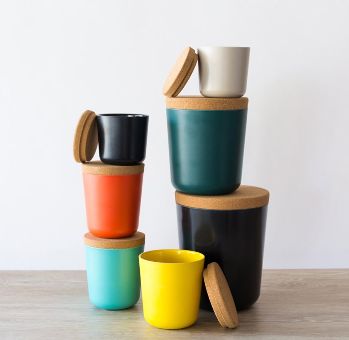 Large Storage Canister - Persimmon Eco-Materials EKOBO