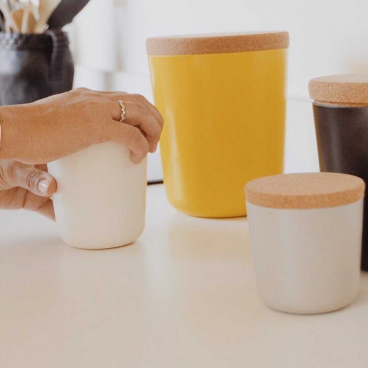 Storage Jar XL - Lemon EKOBO