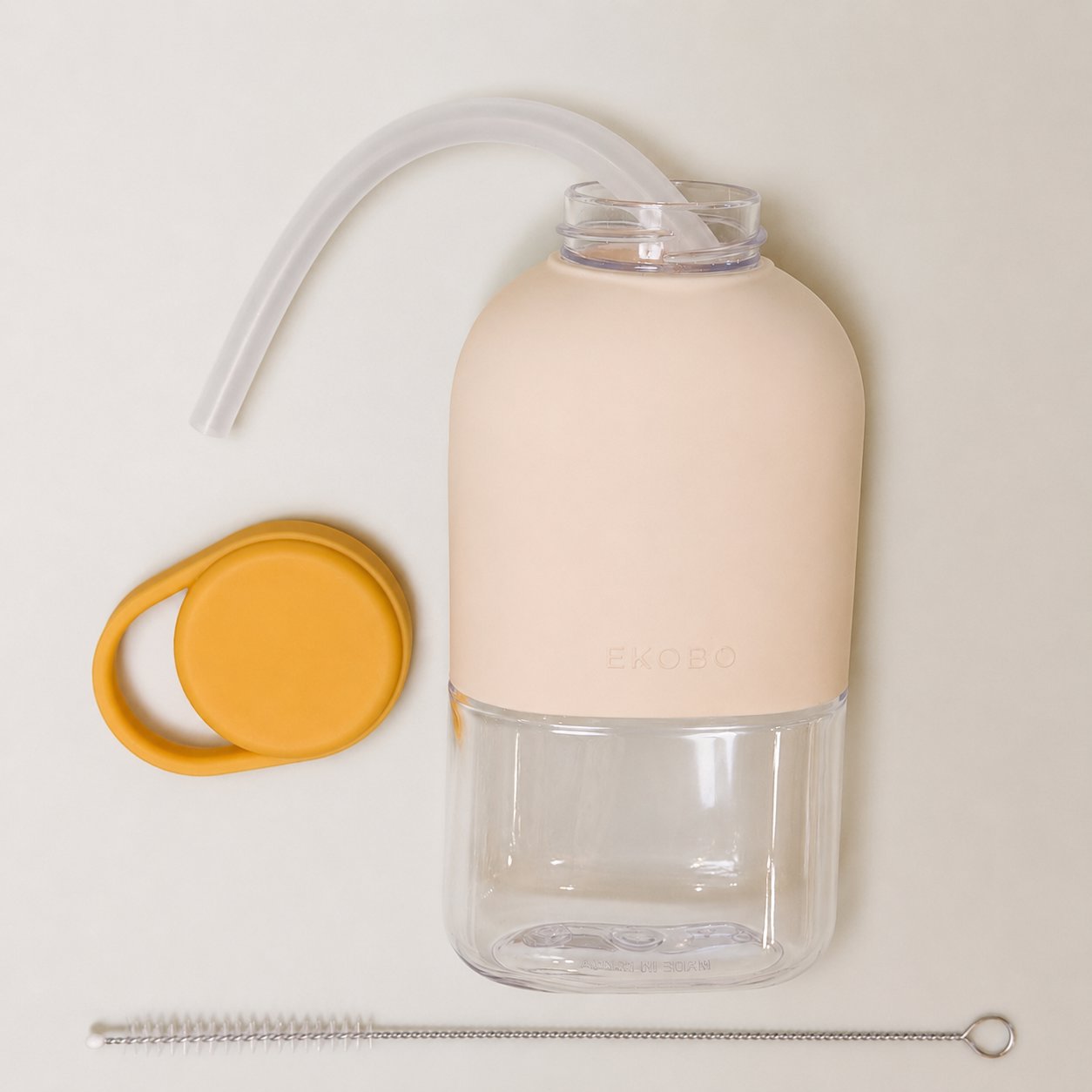Set of Reusable Silicone Straws EKOBO 