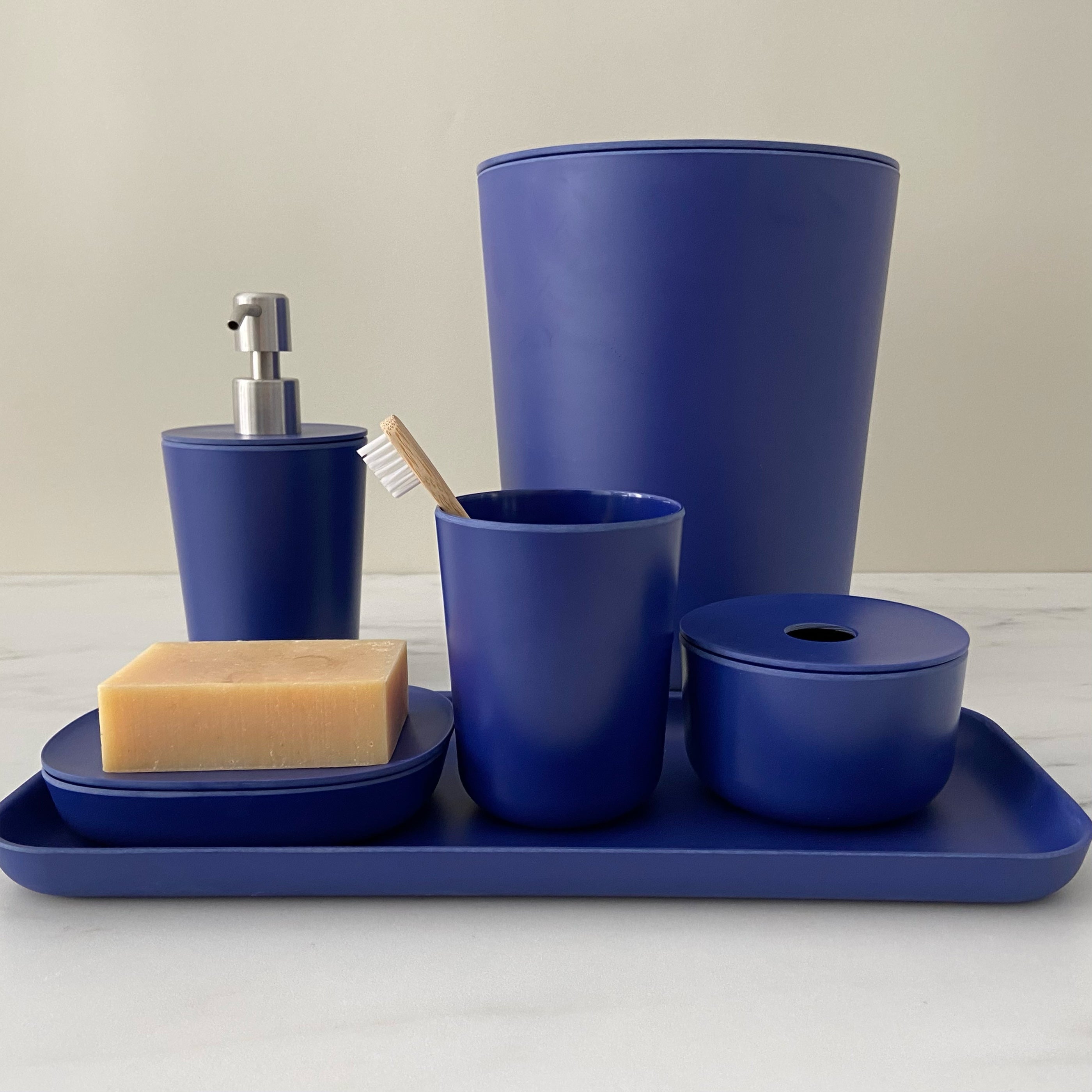 Bathroom Bin 4.5L - Royal Blue EKOBO 