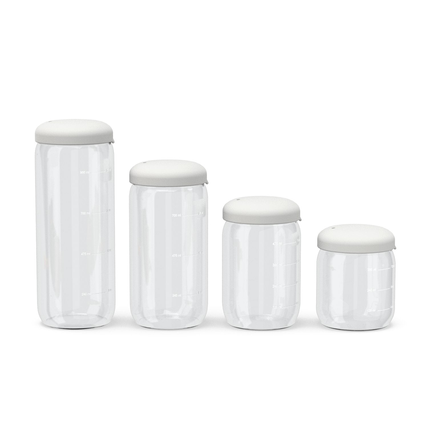 Food Storage Jar in Borosilicate Glass 500 ml - Cloud EKOBO USA
