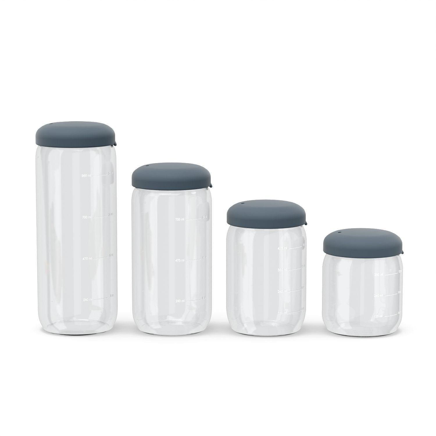 Food Storage Jar in Borosilicate Glass 500 ml - Storm EKOBO USA