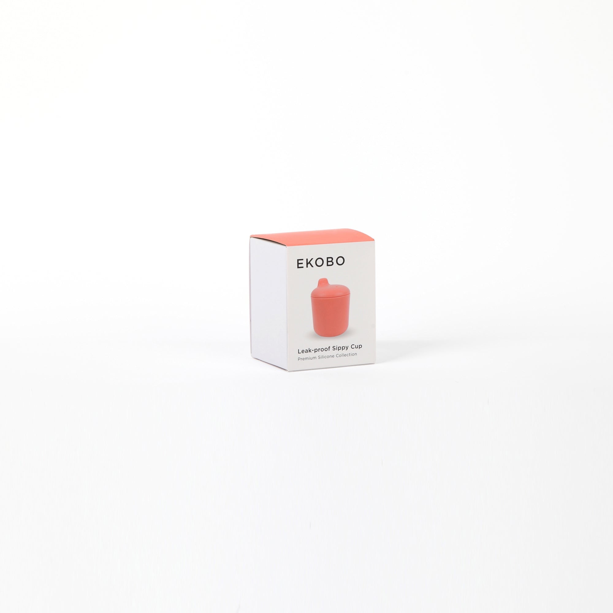 Silicone Baby Sippy Cup - Coral Kids EKOBO 